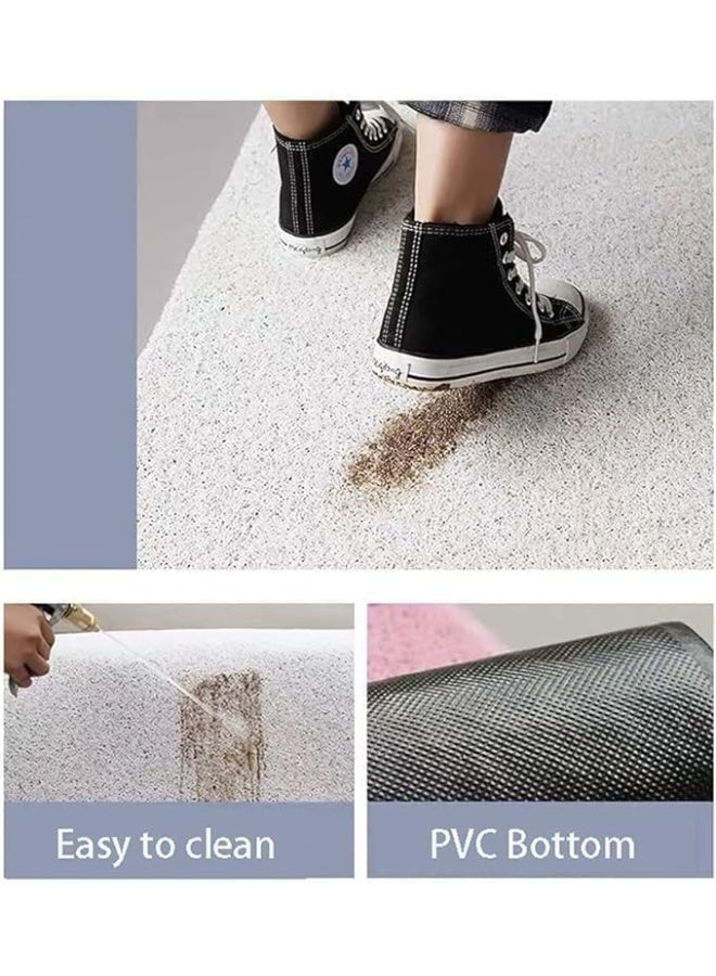 Durable Rainbow Door Mat – Non-Slip Half Round Rug for Outdoor Entryway & Classroom Use - Image 4